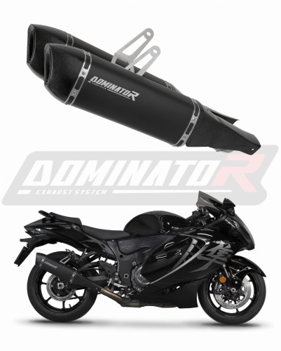 escape silenciador DOMINATOR HP6 negro compatible con la motocicleta Suzuki GSX 1300 R Hayabusa 2021  2026 6