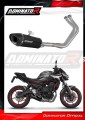 kompletny układ wydechowy z tłumikiem DOMINATOR Full System HP8 CZARNY pasujący do motocykla Kawasaki Ninja 650 2023 - 2026 2