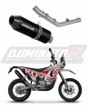 escape silenciador DOMINATOR MX2 negro compatible con la motocicleta Kove 450 RALLY 2023  2025
