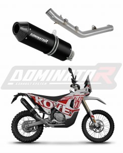 Kove 450 RALLY 2023 - 2025 Silenciador Escape MX2 NEGRO + dB killer