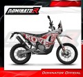 escape silenciador DOMINATOR MX negro compatible con la motocicleta Kove 450 RALLY 2023  2025 4