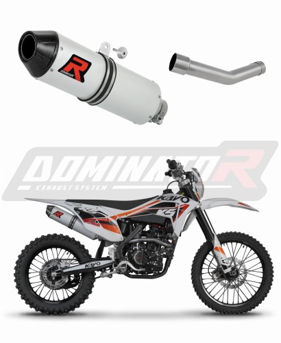 exhaust muffler DOMINATOR MX2 fits to Kayo K5 300 Enduro 2024  2025