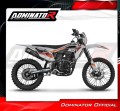 escape silenciador DOMINATOR MX negro compatible con la motocicleta Kayo K5 300 Enduro 2024  2025 4
