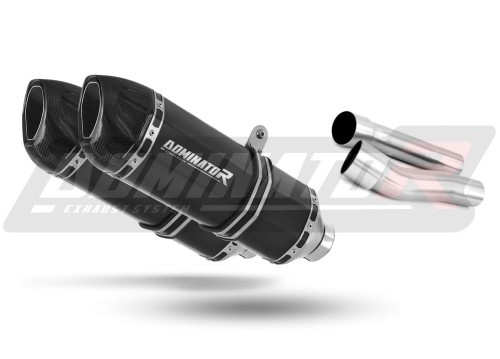 escape silenciador DOMINATOR HP1 negro compatible con la motocicleta Ducati MONSTER 900 1993  2004
