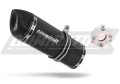 escape silenciador DOMINATOR HP1 negro compatible con la motocicleta Daelim VJF Roadwin 125