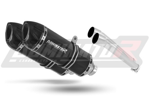 900 SPORT EXHAUST Ducati Muffler Auspuff Sportauspuff Silencer Echappement Silencieux Scarico Scarichi Escape Wydech Tłumik Carbon Tip HP1 BLACK 2000 - 2002 Dominator