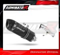 escape silenciador DOMINATOR HP1 negro compatible con la motocicleta Honda CBF 500 2006  2008 2