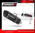 escape silenciador DOMINATOR HP1 negro compatible con la motocicleta Honda CB 600F HORNET 2003  2006 2