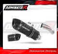 escape silenciador DOMINATOR homologado HP1 negro compatible con la motocicleta Honda CBR 600F PC41 2011  2015 2