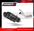 escape silenciador DOMINATOR HP1 negro compatible con la motocicleta Honda FMX 650 2005  2009 2