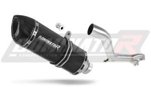 Honda NT 650 V DEAUVILLE RC47 1998 - 2005 Silenciador Escape HP1 NEGRO + dB killer