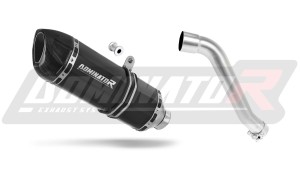 Honda XL 650 V TRANSALP 2001 - 2007 Silenciador Escape HP1 NEGRO + dB killer