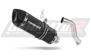 Honda XL 700 V TRANSALP 2008 - 2014 Silenciador Escape HP1 NEGRO + dB killer