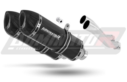 escape silenciador DOMINATOR HP1 negro compatible con la motocicleta Honda CB 750 SEVEN FIFTY 1992  2003