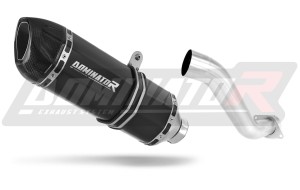 Honda VFR 750 1993 - 1997 HI Level Silenciador Escape HP1 NEGRO + dB killer