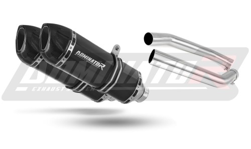 exhaust muffler DOMINATOR HP1 BLACK fits to Honda VTR 1000 SP2 2002  2006