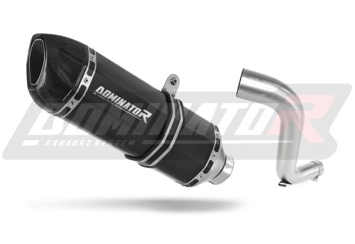 escape silenciador DOMINATOR HP1 negro compatible con la motocicleta Honda VFR 1200 F 2010  2018