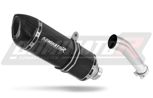ER-5 500 EXHAUST Kawasaki Muffler Auspuff Sportauspuff Silencer Echappement Silencieux Scarico Scarichi Escape Wydech Tłumik Carbon Tip HP1 BLACK  1996 - 2002 Dominator x