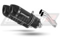 exhaust muffler DOMINATOR HP1 BLACK fits the motorcycle Kawasaki GPZ 500 1987   2003