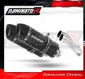exhaust muffler DOMINATOR HP1 BLACK fits the motorcycle Kawasaki GPZ 500 1987   2003 2
