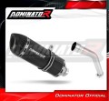escape silenciador DOMINATOR HP1 negro compatible con la motocicleta Kawasaki KLE 500 1991 2007  2