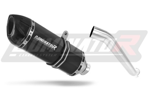 escape silenciador DOMINATOR HP1 negro compatible con la motocicleta Kawasaki ZX6R 636 2003  2004
