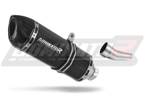 escape silenciador DOMINATOR HP1 negro compatible con la motocicleta Kawasaki ZX6R 636 2009  2016