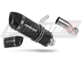 escape silenciador DOMINATOR homologado HP1 negro compatible con la motocicleta Kawasaki Z 900 2017  2019