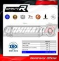 escape silenciador DOMINATOR homologado HP1 negro compatible con la motocicleta Kawasaki Z 900 2017  2019 3