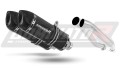 escape silenciador DOMINATOR HP1 negro compatible con la motocicleta Kawasaki Z1000 2003  2006