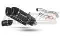 escape silenciador DOMINATOR homologado HP1 negro compatible con la motocicleta Kawasaki Z1000 2007  2009