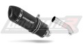 escape silenciador DOMINATOR HP1 negro compatible con la motocicleta Kawasaki ZX10R 2004  2005