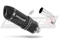 escape silenciador DOMINATOR HP1 negro compatible con la motocicleta Kawasaki ZX10R 2008  2010