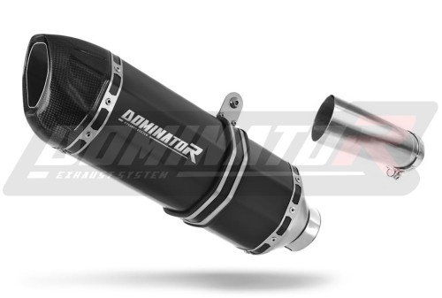 escape silenciador DOMINATOR HP1 negro compatible con la motocicleta Kawasaki ZX10R 2011  2015