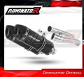 escape silenciador DOMINATOR HP1 negro compatible con la motocicleta Kawasaki ZZR 1200 2002  2005 2