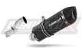 escape silenciador DOMINATOR HP1 negro compatible con la motocicleta KTM 690 ENDURO R 2009  2018