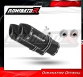 escape silenciador DOMINATOR HP1 negro compatible con la motocicleta KTM 690 SM SUPERMOTO  2