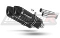 escape silenciador DOMINATOR HP1 negro compatible con la motocicleta Moto Guzzi BREVA ie 750 2003  2009