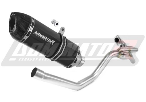 escape silenciador DOMINATOR HP1 negro compatible con la motocicleta Yamaha XT 660 R 2004  2014