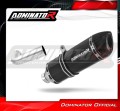 escape silenciador DOMINATOR HP1 negro compatible con la motocicleta Moto Guzzi BREVA 1200  2