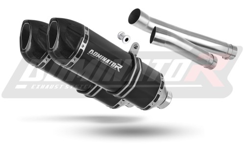 escape silenciador DOMINATOR HP1 negro compatible con la motocicleta MuZ MZ 1000 S 2004  2007