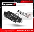 escape silenciador DOMINATOR HP1 negro compatible con la motocicleta MuZ MZ 1000 S 2004  2007 2