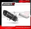 escape silenciador DOMINATOR HP1 negro compatible con la motocicleta Piaggio Vespa GTS 125 2007  2012