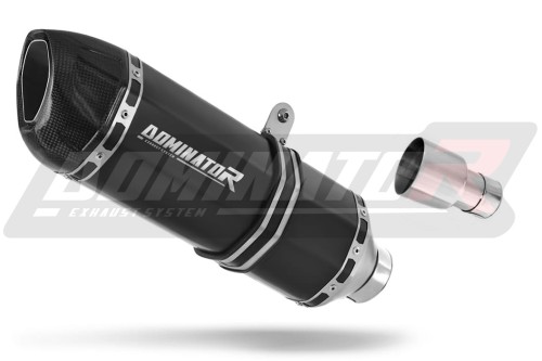 exhaust muffler DOMINATOR HP1 BLACK fits to Piaggio X10 125 2012  2016