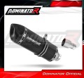 escape silenciador DOMINATOR HP1 negro compatible con la motocicleta Piaggio X10 125 2012  2016 2