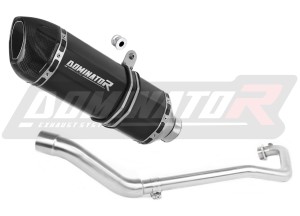 Suzuki GSX R 125 2017 - 2019 Sistema de escape Colector Silenciador HP1 NEGRO + dB killer