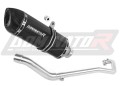 sistema de escape completo con silenciador DOMINATOR Full System HP1 negro compatible con la motocicleta Suzuki GSX S 125 2017  2019