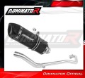 sistema de escape completo con silenciador DOMINATOR Full System HP1 negro compatible con la motocicleta Suzuki GSX S 125 2017  2019 2
