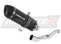 escape silenciador DOMINATOR HP1 negro compatible con la motocicleta Suzuki BURGMAN 400 2007  2016