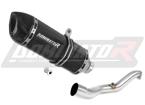 escape silenciador DOMINATOR HP1 negro compatible con la motocicleta Suzuki BURGMAN 400 2007  2016